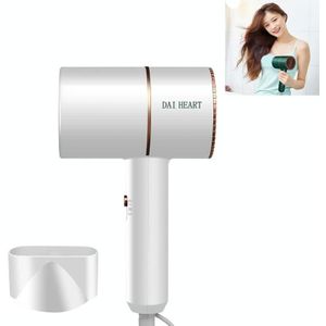 DAI HEART BG-F01 Home Dormitory Silent Negative Ion Hair Dryer  CN Plug(Pearl White)