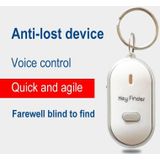 5 PCS ZG808 LED Key Finder Voice Control Anti-lost Device  Random Color Delivery