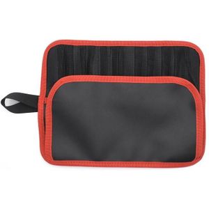 Road Sub-Bait Tool Bag Fishing Accessories Portable Storage Bag Waterproof Foldable Lead Fish Bag(Red Black)