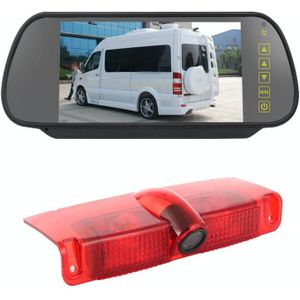 PZ478 Car Waterproof 170 Degree Brake Light View Camera + 7 inch Rearview Monitor for Chevrolet Express Van / CMC Savana Van