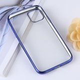 Transparent TPU Anti-Drop And Waterproof Mobile Phone Protective Case for iPhone 11(Blue)