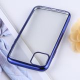 Transparent TPU Anti-Drop And Waterproof Mobile Phone Protective Case for iPhone 11(Blue)