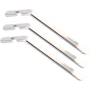 3 PCS Mountain Bike Cycling Stainless Steel Tyre Disassemble Crowbar Tool