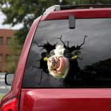 7 PCS Animal Wall Stickers Cattle Head Hoisting Car Window Static Stickers(Cow 04)