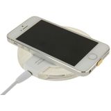 FANTASY Wireless Charger & 8Pin Wireless Charging Receiver  For iPhone 6 Plus / 6 / 5S / 5C / 5(White)