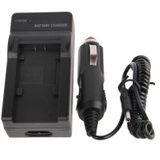 Digital Camera Battery Car Charger for Panasonic VBK180T Lithium Battery(Black)