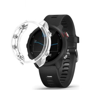 For Garmin Forerunner 245 TPU Translucent Watch Case(Transparent)