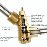 High-Pressure Car Wash Nozzle Cleaning Machine Brush Pump Accessories  Specification: Short Section 35 cm(Outer Wire 14x1.5mm)