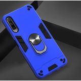 For Huawei Y9s / Honor 9 2 in 1 Armour Series PC + TPU Protective Case with Ring Holder(Dark Blue)