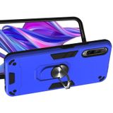 For Huawei Y9s / Honor 9 2 in 1 Armour Series PC + TPU Protective Case with Ring Holder(Dark Blue)