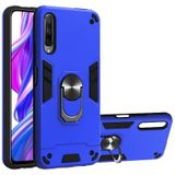 For Huawei Y9s / Honor 9 2 in 1 Armour Series PC + TPU Protective Case with Ring Holder(Dark Blue)