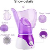 Deep Cleaning Facial Cleaner Beauty Face Steaming Device Facial Steamer Machine Facial Thermal Sprayer Skin Care Tool Automatic Alcohol Sprayer EU Plug(Blue)