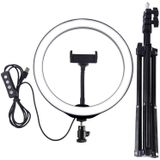 PULUZ 1.1m Tripod Mount + 10 inch 26cm LED Ring Vlogging Video Light  Live Broadcast Kits