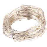 10m 600LM  LED Copper Wire String Decoration Lights  Water Resistant Festival Light  AC 100-240V(Warm White)