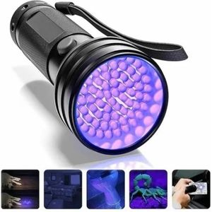 YWXLight 51 LEDs 395nm UV LED Flashlight  Support Detect Pet Urine