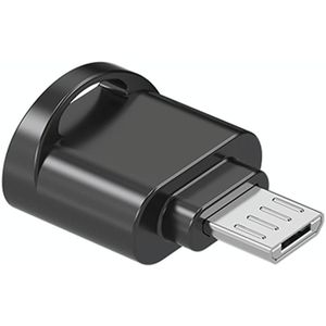 Micro USB to TF Card Adapter Mini TF Card Reader(Black)