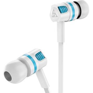 Super Bass Stereo Earphone with Microphone for Samsung / Xiaomi Mobile Phone(White Earphone)