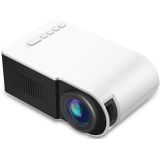 YG210 320x240 400-600LM Mini LED Projector Home Theater  Support HDMI & AV & SD & USB  General Version (White)