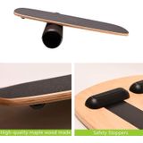 Surfing Ski Balance Board Roller Wooden Yoga Board  Specification: 05B Black Sand