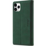 For iPhone 11 Pro Forwenw F1 Series Matte Strong Magnetism Horizontal Flip Leather Case with Holder & Card Slots & Wallet & Photo Frame(Green)