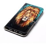 For Huawei  P8 Lite (2017) Gloss Oil Embossed Lion Pattern Horizontal Flip Leather Case with Holder & Card Slots & Wallet & Photo Frame