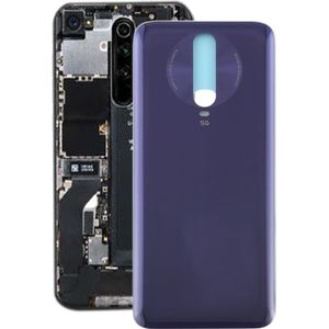 Glass Material Battery Back Cover for Xiaomi Redmi K30 5G(Purple)