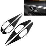 4 PCS Car Carbon Fiber Door Inner Handle Panel Decorative Sticker for Infiniti Q50