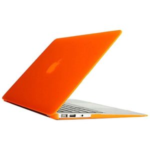 Frosted Hard Plastic Protective Case for Macbook Air 13.3 inch (A1369 / A1466)(Orange)
