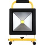 30W IP65 Waterproof COB LED Rechargeable Flood Light  2650LM 6000-6500K with Car Charger  AC 85-265V