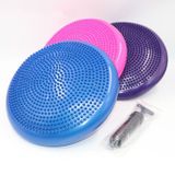 Thick Explosion-proof Yoga Special Massage Balance Cushion  Diameter: 33cm  Specification:With Gas Needle(Purple)