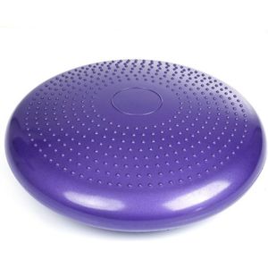 Thick Explosion-proof Yoga Special Massage Balance Cushion  Diameter: 33cm  Specification:With Gas Needle(Purple)