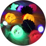 3m Santa Claus LED Holiday String Light  20 LEDs USB Plug Warm Fairy Decorative Lamp for Christmas  Party  Bedroom (Colorful Light)