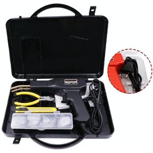 H50 Car Bumper Crack Repair Welding Machine Plastic Welding Nail Artifact  EU Plug(Black)