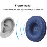 2 PCS For JBL Tune 600BTNC T500BT T450BT Earphone Cushion Cover Earmuffs Replacement Earpads with Mesh (Blue)