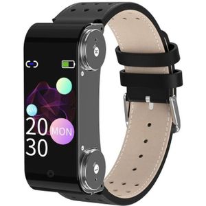 L890 1.14 inch TFT Color Screen Sports Bracelet with Bluetooth Headset  Support Call Reminder/Heart Rate Measurement/Blood Pressure Monitoring/Body Temperature Measurement(Black)