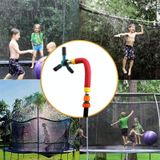 XZSSQ01 Gardening Supplies Garden Trampoline Rotating Sprinkler  Colour: Red Big