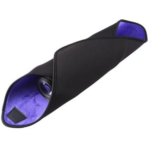 Hundred-folding Cloth Photography Camera SLR Liner Lens Bag Thickening Wrapped Cloth Plus Velvet  Size: 50x50cm (Purple)