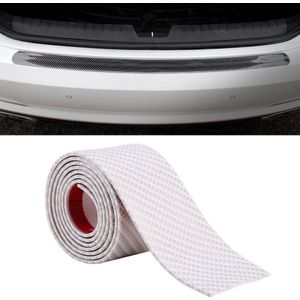 Universal Car Door Threshold Decoration Strip Decorative Sticker  Size : 5CM x 3M(White)