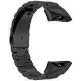 For Garmin Forerunner 45 / 45S / Swim 2 Universal Three Beads Stainless Steel Replacement Wrist Strap Watchband(Black)
