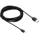 HAWEEL 3m High Speed Micro USB to USB Data Sync Charging Cable  For Samsung  Xiaomi  Huawei  LG  HTC  The Devices with Micro USB Port(Black)