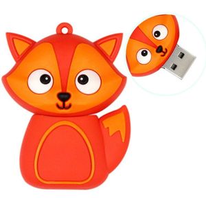 MicroDrive 64GB USB 2.0 Creative Cute Fox U Disk