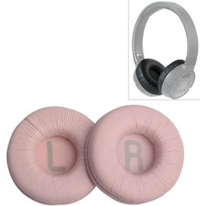 2 PCS For JBL Tune 600BTNC T500BT T450BT Earphone Cushion Cover Earmuffs Replacement Earpads with Mesh (Pink)