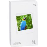 Original Xiaomi Mijia 1S Mini Automatic Pocket Photo Printer 3 inch Adhesive Photo Paper for PC5841 (White)