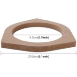 2 PCS Car Auto Wood Loudspeaker Base Protection Cover Holder Mat for Toyota