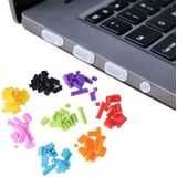 13 in 1 Universal Silicone Anti-Dust Plugs for Laptop(Purple)