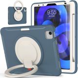 Shocproof Silicone + PC Protective Case with 360 Degree Rotation Foldable Handle Grip Holder & Pen Slot For iPad Air 4 10.9 / Pro 11 2021 / 2020 / 2018(Cornflower Blue)