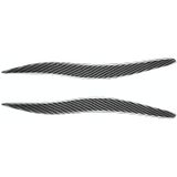 2 PCS / Set Carbon Fiber Car Lamp Eyebrow Decorative Sticker for Lexus IS250/ IS300 2006-2012  Drop Glue Version