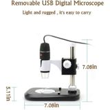 DMS-MDS800 40X-800X Magnifier 2.0MP Image Sensor USB Digital Microscope with 8 LEDs & Professional Stand