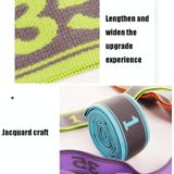 TF-YJD2 2 PCS Yoga Elastic Band Fitness Resistance Stretch Band 9-Stage Yoga Training Band(Purple)