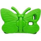 For Galaxy Tab A 8.0 2019 T290 / T295 Butterfly Bracket Style EVA Children Falling Proof Cover Protective Case(Green)